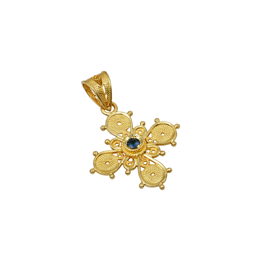 Efimia Greek Orthodox Gold Cross