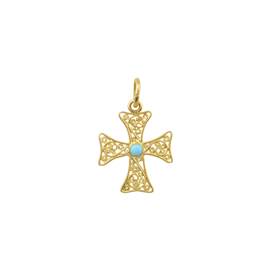 Efsevia Filigree Gold Cross