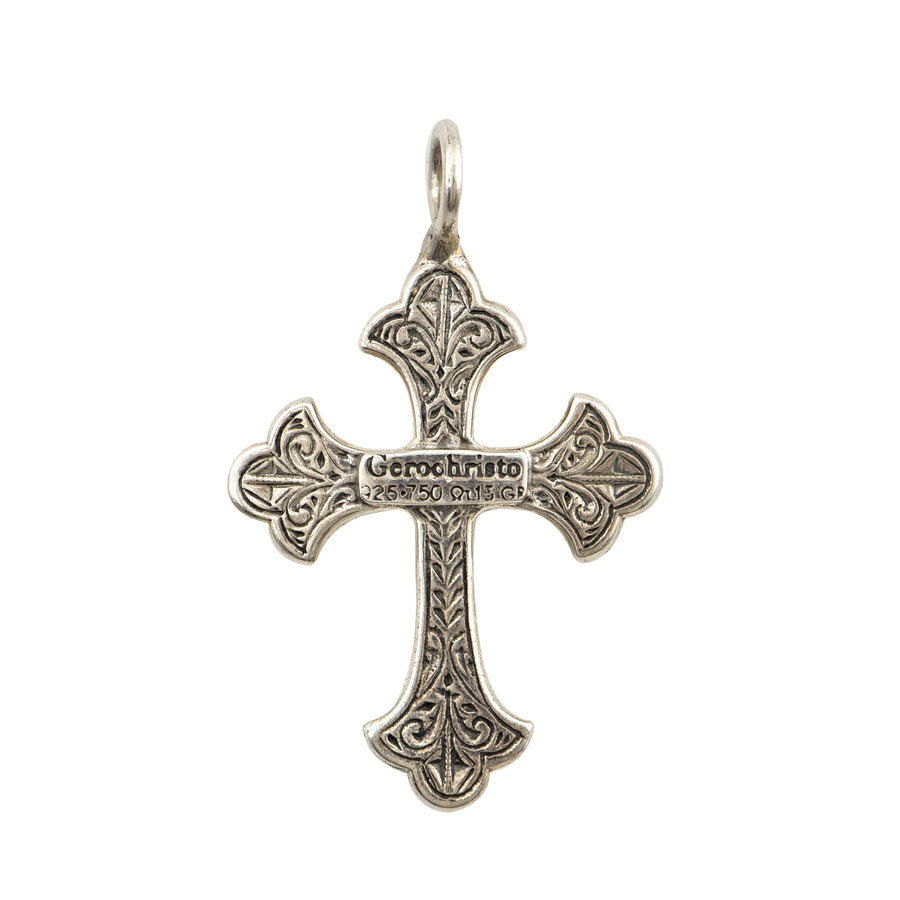 Orthodox Charm Silver & Gold Cross