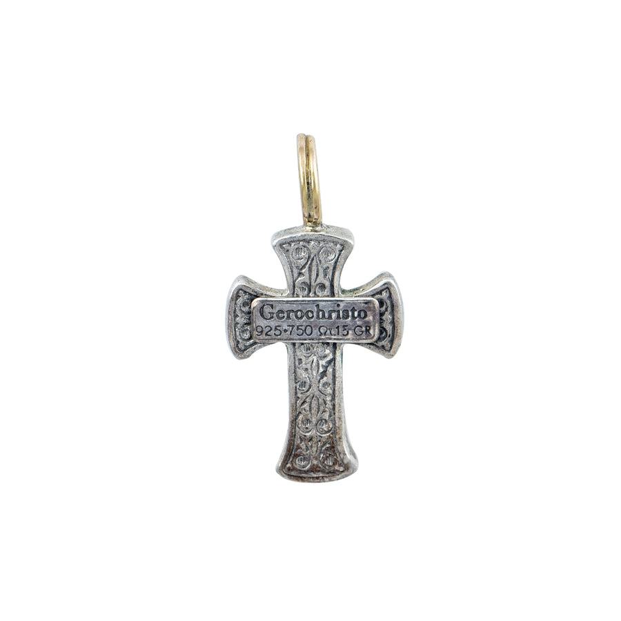 Silver & Gold Crucifix Cross