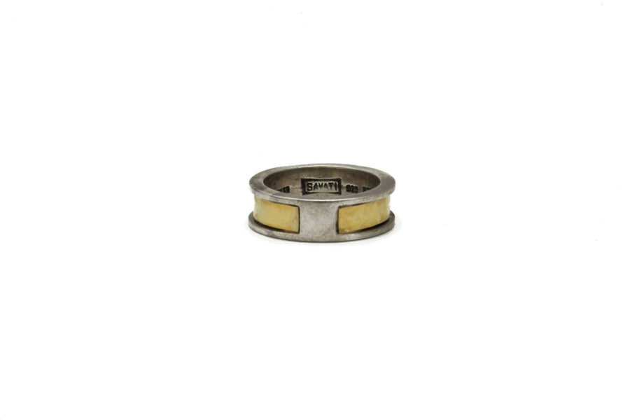 Olympic Forge Band Silver Ring