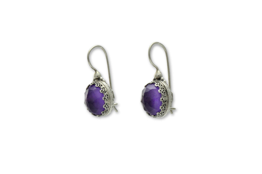 Karameles - Drops of Malvasia Silver Earrings