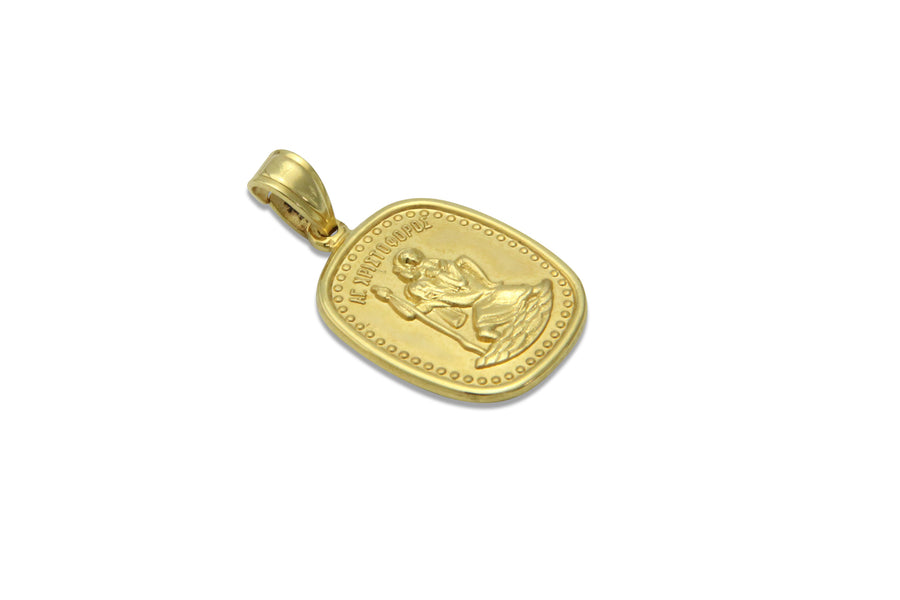 Saint Christopher Gold Medallion