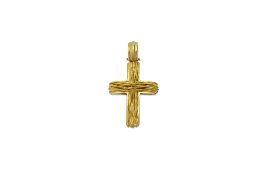 Clotho Gold Cross