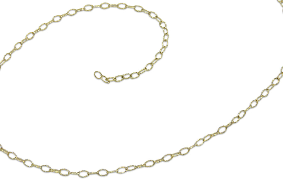 Filigree Cable Gold Chain