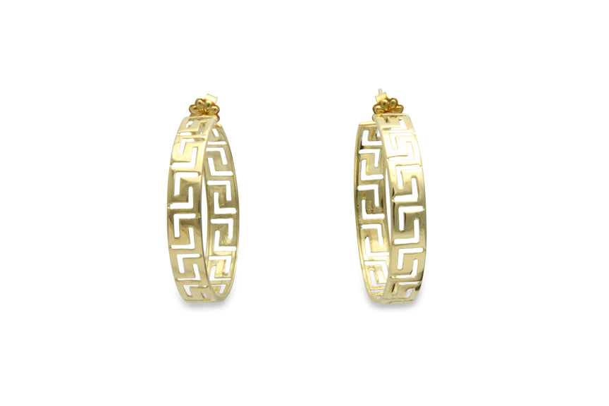 Sleek Ariadne Hoops 14K Gold Earrings