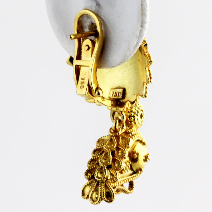 HK0500e Gold Dove Earrings _5