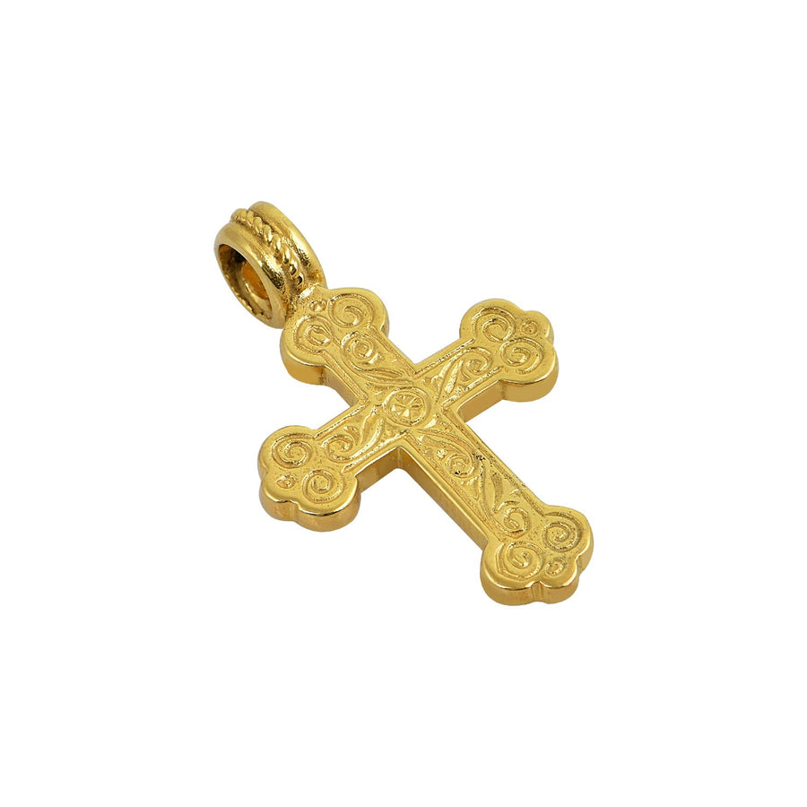Trifolium Chanter Greek Orthodox Gold Cross