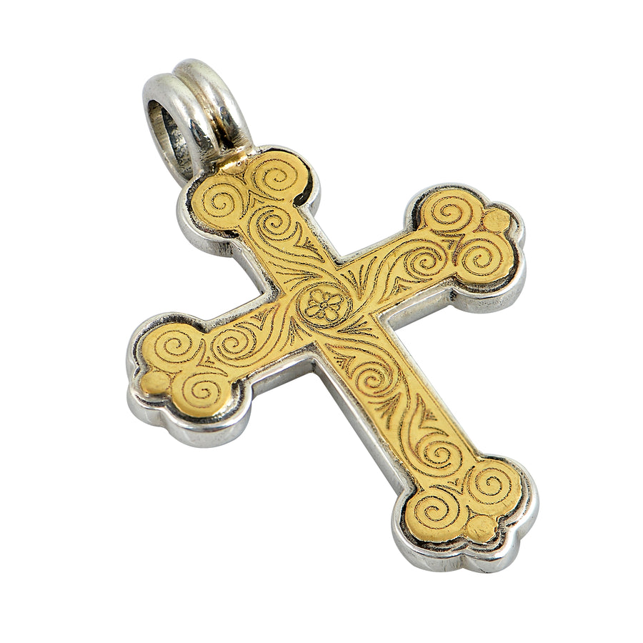 Trifolium Chanter Greek Orthodox Cross