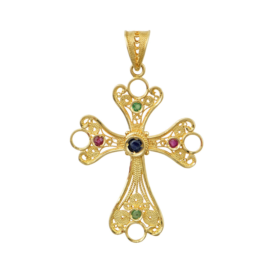 Alexiad Greek Orthodox Gold Cross