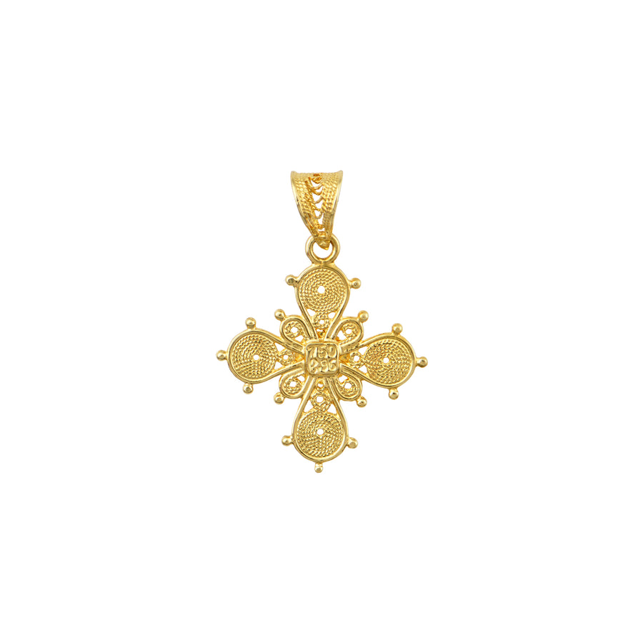 Efimia Gold Greek Orthodox Cross