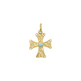 Efsevia Filigree Gold Cross