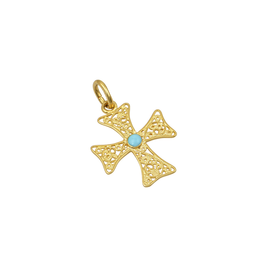 Efsevia Filigree Gold Cross