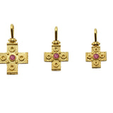 Isorropia Ruby Gold Cross