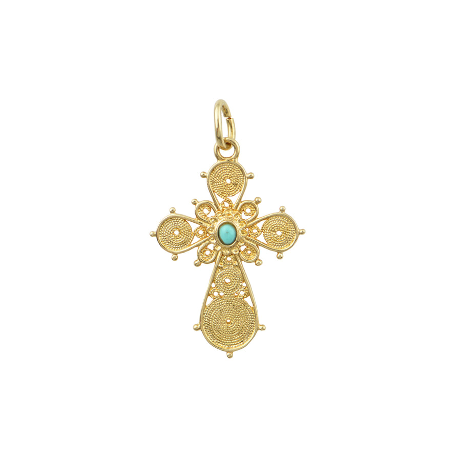 Heaven's Canopy Orthodox Gold Cross