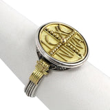 Silver/Gold "Jesus Christ Victorious" Ring