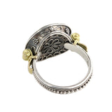 Silver/Gold "Jesus Christ Victorious" Ring