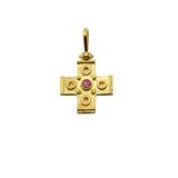 Isorropia Ruby Gold Cross