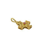 Isorropia Ruby Gold Cross