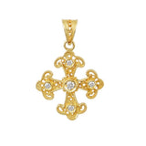 Kassianí Diamonds Greek Orthodox Gold Cross
