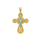 Layered Faith Byzantine Gold Cross