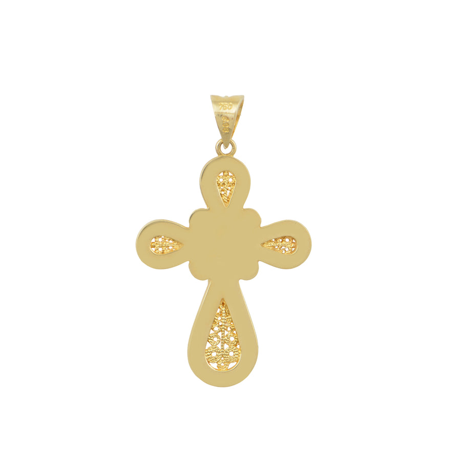 Layered Faith Byzantine Gold Cross