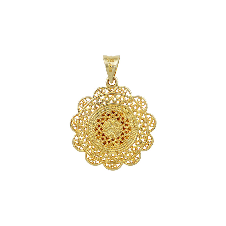 "Mother of Perpetual Help" Gold Pendant