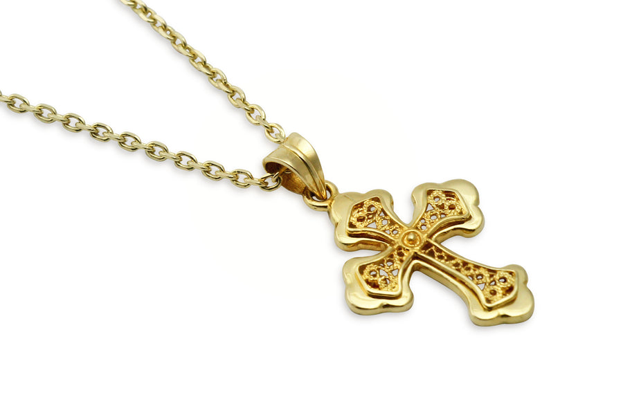 My Beloved Greek Orthodox Gold Cross