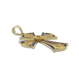 Night Raven Penitence Gold Byzantine Cross