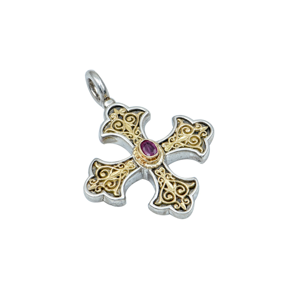 Orthodox Refinement Silver & Gold Cross