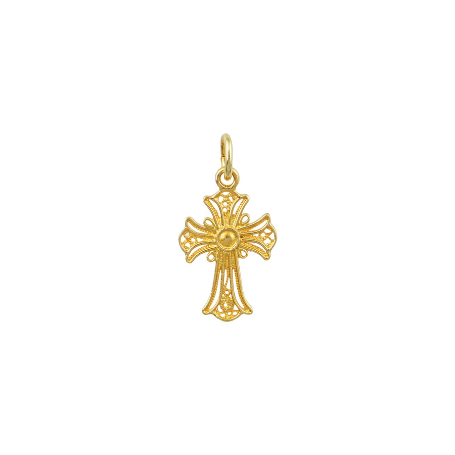 Prokopia Greek Orthodox Gold Cross