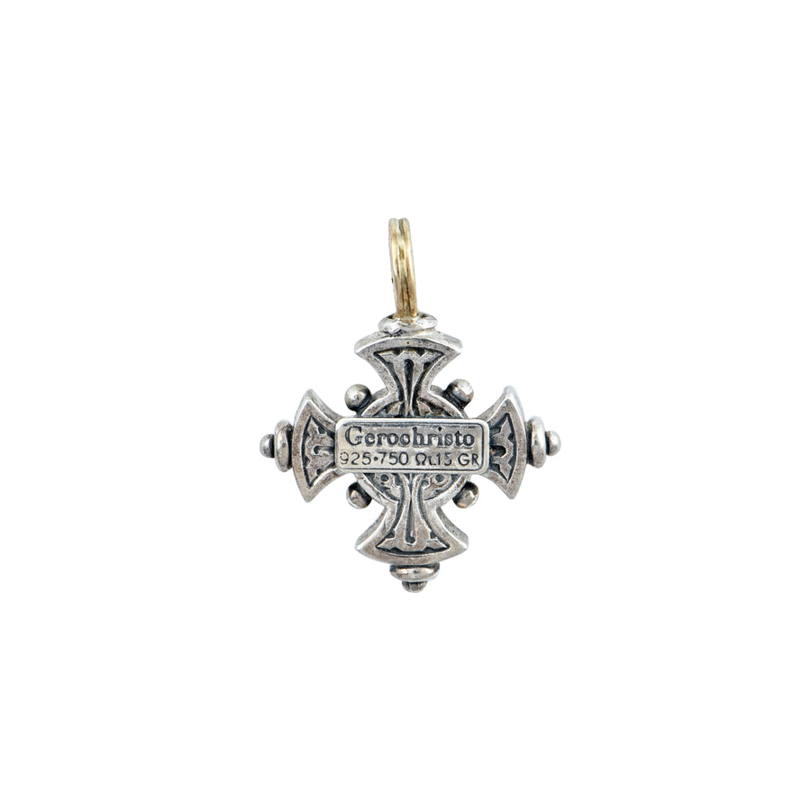 Silver & Gold Maltese Cross