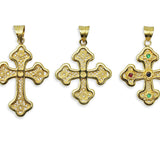 Young Heart Greek Orthodox Gold Cross