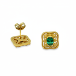 Empress Eudocia Earrings with Emeralds - Version 3