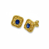 Empress Eudocia Earrings with Sapphires - Version 2