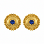 Euphrosyne Earrings with Sapphires - Version 1