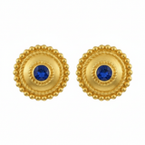 Euphrosyne Earrings with Sapphires - Version 1