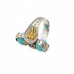 Ithaka Silver & Gold Ring Version 2