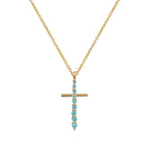 Drops of Heaven Gold Cross Necklace