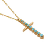 Drops of Heaven Gold Cross Necklace
