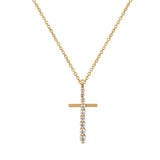 Drops of Heaven Gold Cross Necklace