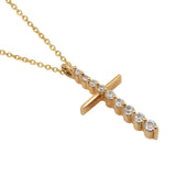 Drops of Heaven Gold Cross Necklace