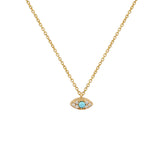 Gold Evil Eye Necklace