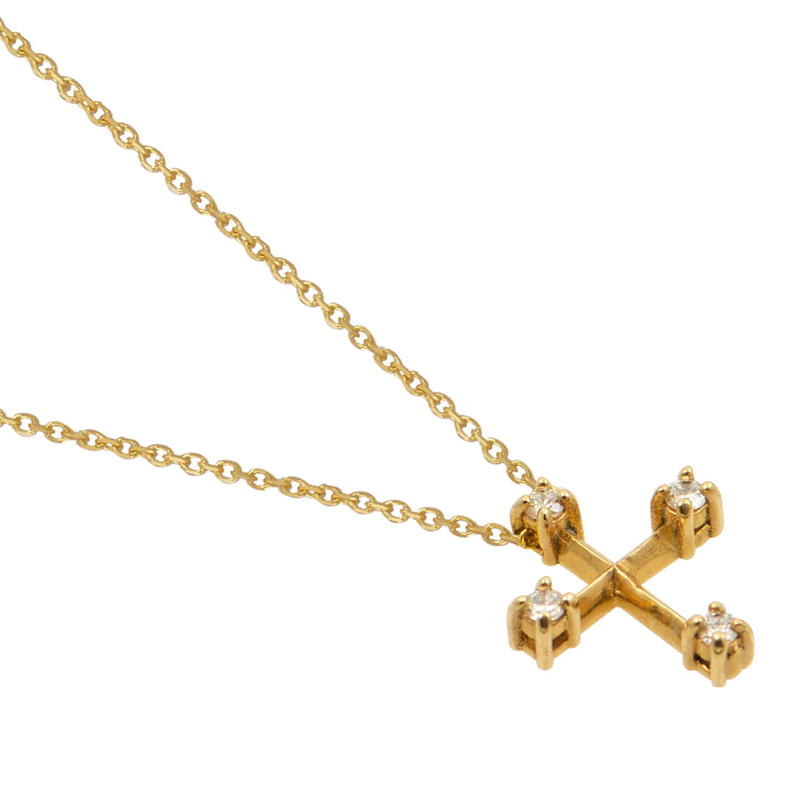 Constellation Gold Cross Necklace