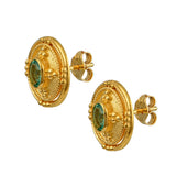 Empress Irene Byzantine Gold Earrings
