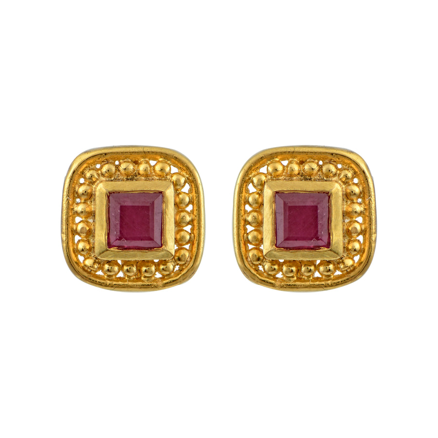 Empress Zoe Byzantine Gold Earrings