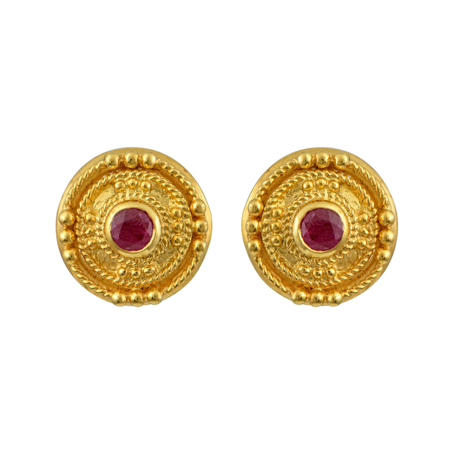 Empress Euphrosyne Byzantine Gold Earrings