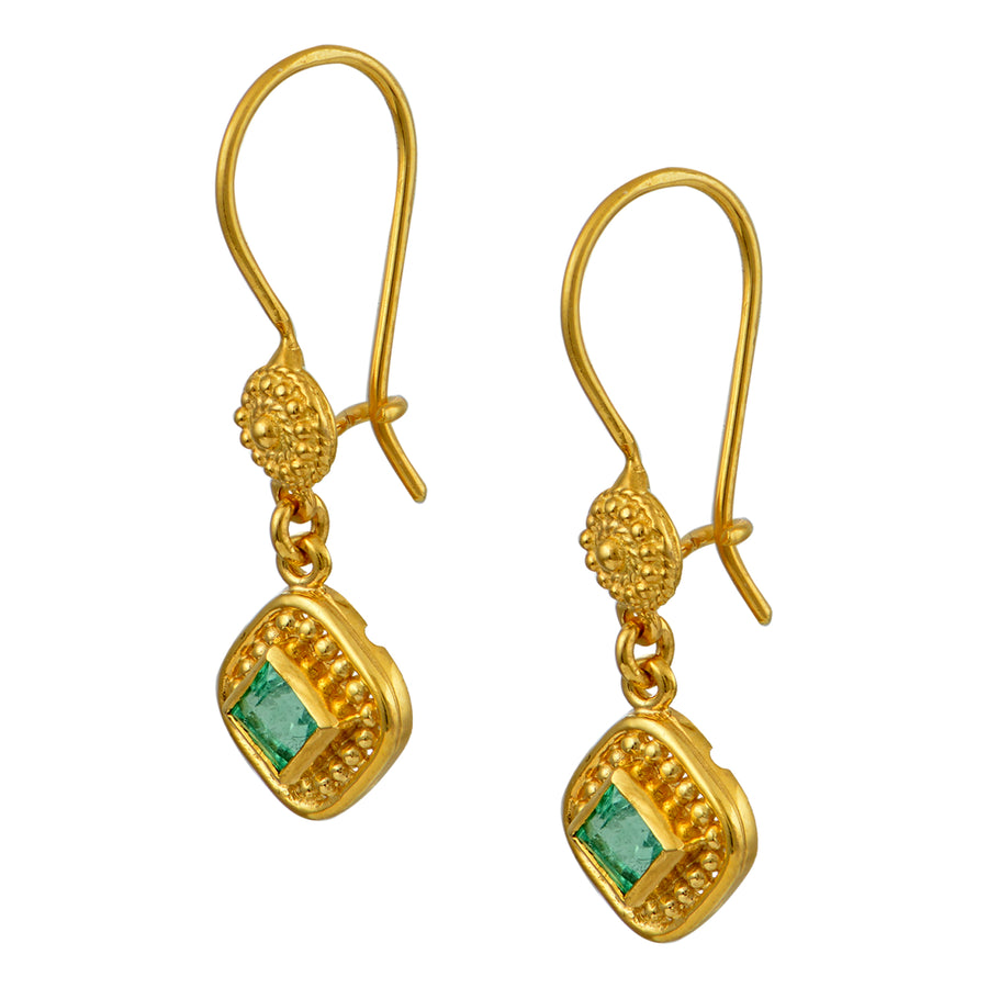 Empress Anastaso Byzantine Gold Earrings