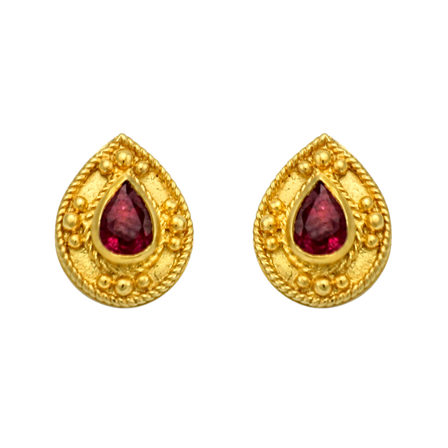 Empress Pulcheria Byzantine Gold Earrings