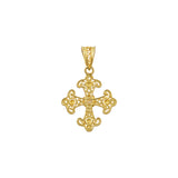Charito Diamond Filigree Gold Cross
